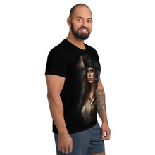 Load image into Gallery viewer, LADY PIRATE All-Over Print Men's Athletic T-shirt