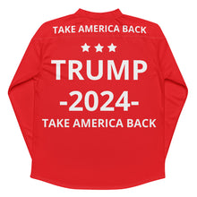 Load image into Gallery viewer, TRUMP Assassination Attempt Recycled hockey fan jersey