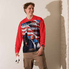 Load image into Gallery viewer, TRUMP Assassination Attempt Recycled hockey fan jersey