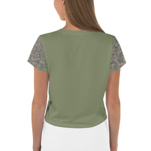 Load image into Gallery viewer, Camo Tactical | All-Over Print Crop Tee