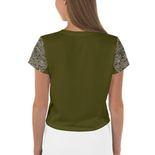 Load image into Gallery viewer, All-Over Print Crop Tee