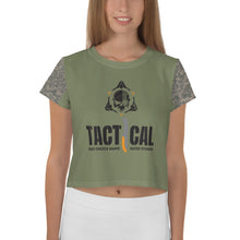 Load image into Gallery viewer, Camo Tactical | All-Over Print Crop Tee
