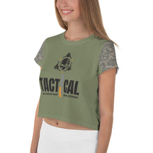 Load image into Gallery viewer, Camo Tactical | All-Over Print Crop Tee
