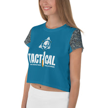 Load image into Gallery viewer, All-Over Print Crop Tee