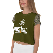 Load image into Gallery viewer, All-Over Print Crop Tee