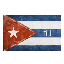 Load image into Gallery viewer, CUBA Flag | 11-J | PATRIA Y VIDA | SOS CUBA