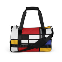 Load image into Gallery viewer, Piet Mondrian All-over print gym bag