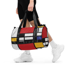 Load image into Gallery viewer, Piet Mondrian All-over print gym bag