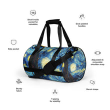 Load image into Gallery viewer, Vicent Van Gogh All-over print gym bag