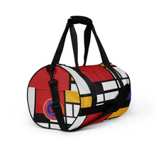 Load image into Gallery viewer, Piet Mondrian All-over print gym bag