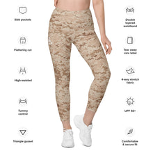 Load image into Gallery viewer, TACTICAL DESERT CAMO | Leggings with pockets
