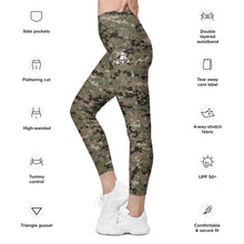Load image into Gallery viewer, TACTICAL MARINES CAMO | Leggings with pockets