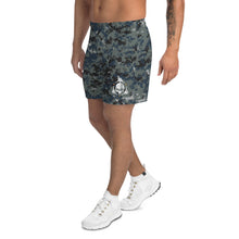 Load image into Gallery viewer, TACTICAL NAVY CAMO Men's Athletic Long Shorts