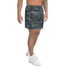 Load image into Gallery viewer, TACTICAL NAVY CAMO Men's Athletic Long Shorts
