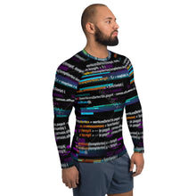Load image into Gallery viewer, script code > | Men's Rash Guard