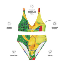 Load image into Gallery viewer, Recycled high-waisted bikini