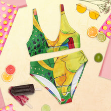 Load image into Gallery viewer, Recycled high-waisted bikini