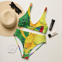 Load image into Gallery viewer, Recycled high-waisted bikini