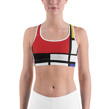 Load image into Gallery viewer, Piet Mondrian Sports bra