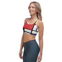 Load image into Gallery viewer, Piet Mondrian Sports bra