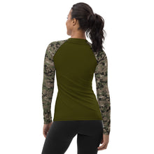Load image into Gallery viewer, Marines Gear Camo Tactical Utility | Women's Rash Guard