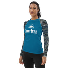 Load image into Gallery viewer, Navy Gear Camo Tactical Utility | Women's Rash Guard