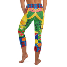 Load image into Gallery viewer, Henri Matisse Yoga Capri Leggings