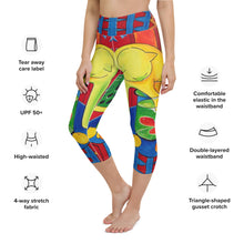 Load image into Gallery viewer, Henri Matisse Yoga Capri Leggings