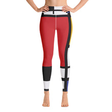 Load image into Gallery viewer, Piet Mondrian Yoga Leggings