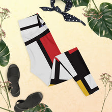 Load image into Gallery viewer, Piet Mondrian Yoga Leggings