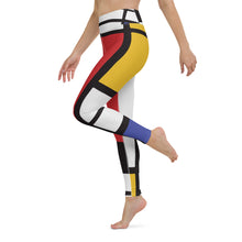 Load image into Gallery viewer, Piet Mondrian Yoga Leggings