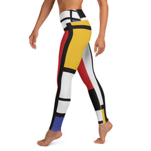 Load image into Gallery viewer, Piet Mondrian Yoga Leggings