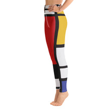 Load image into Gallery viewer, Piet Mondrian Yoga Leggings