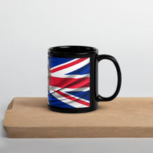 Load image into Gallery viewer, Queen Elizabeth II Black Glossy Mug
