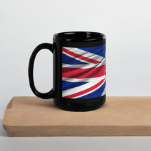 Load image into Gallery viewer, Queen Elizabeth II Black Glossy Mug