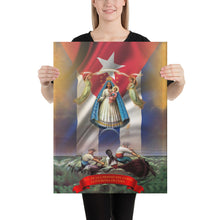 Load image into Gallery viewer, Virgen de La Caridad del Cobre Print Canvas