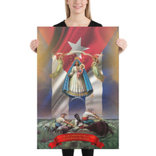 Load image into Gallery viewer, Virgen de La Caridad del Cobre Print Canvas
