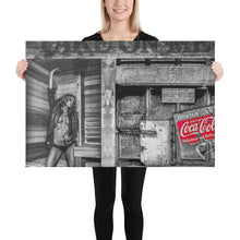Load image into Gallery viewer, Girl on the Havana Ruins | Original Digital ART Canvas