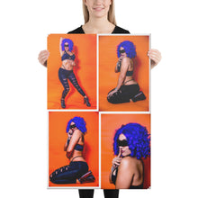 Load image into Gallery viewer, ORANGE DISCO Digital Art Canvas