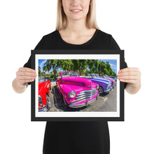 Load image into Gallery viewer, Classic Cars Cuba Photos | Framed poster