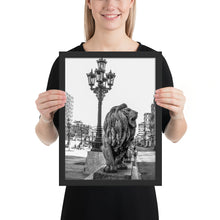 Load image into Gallery viewer, HAVANA VINTAGE Prado Street Lions | Framed poster