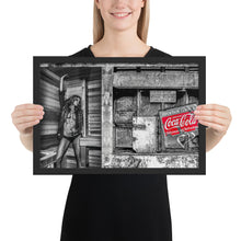 Load image into Gallery viewer, Girl on the Havana Ruins | Original Framed poster