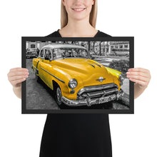 Load image into Gallery viewer, HAVANA CLASSIC CARS Original photography Framed poster