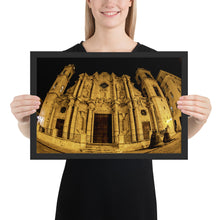 Load image into Gallery viewer, HAVANA Catedral Night | Framed poster