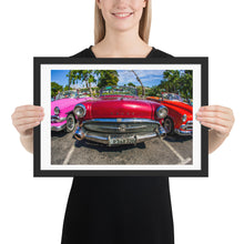 Load image into Gallery viewer, HAVANA CLASSIC RED CAR | Framed poster