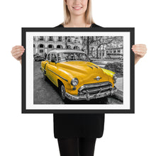 Load image into Gallery viewer, HAVANA CLASSIC CARS Original photography Framed poster