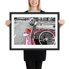 Load image into Gallery viewer, Havana Classics Cars interior | Framed poster