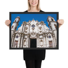 Load image into Gallery viewer, HAVANA CATEDRAL Color Framed poster