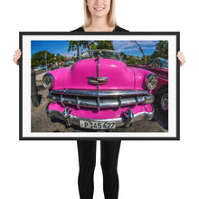 Load image into Gallery viewer, HAVANA CLASSIC PINK CAR | Framed poster