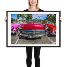 Load image into Gallery viewer, HAVANA CLASSIC RED CAR | Framed poster